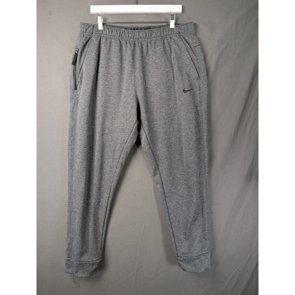 Nike Therma-FIT Mens XL Gray Heather Training Jogger Sweatpants